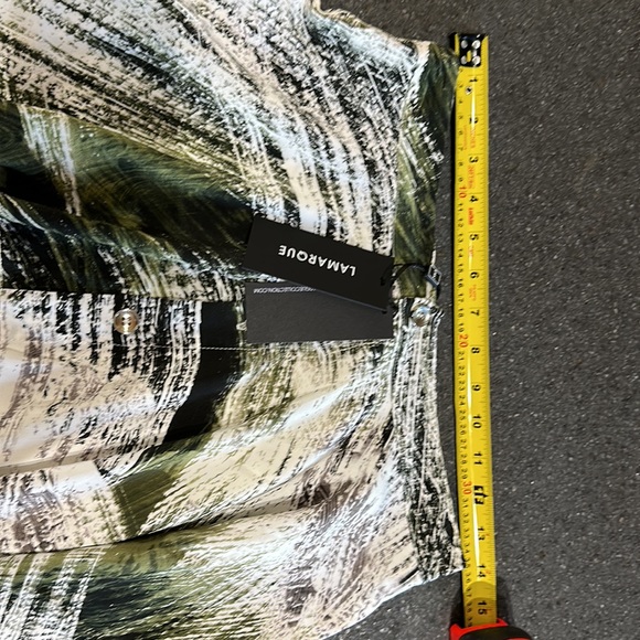 Lamarque Gaza palm buttons asymetric skirt - Picture 13 of 14